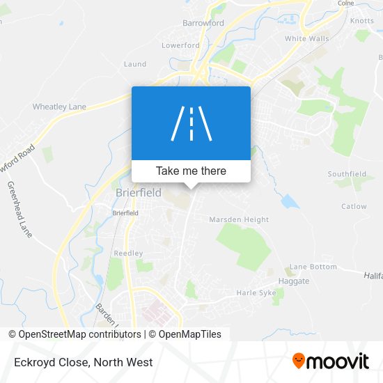 Eckroyd Close map