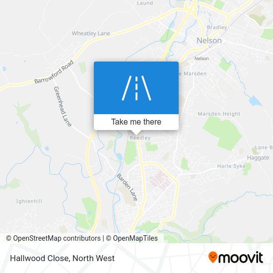 Hallwood Close map