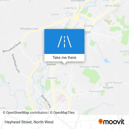 Heyhead Street map