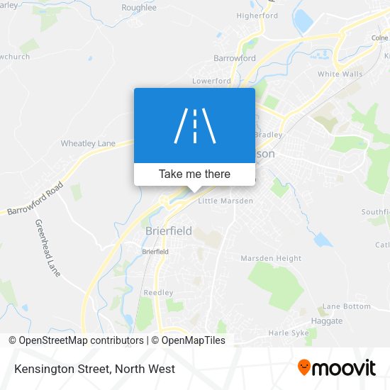 Kensington Street map