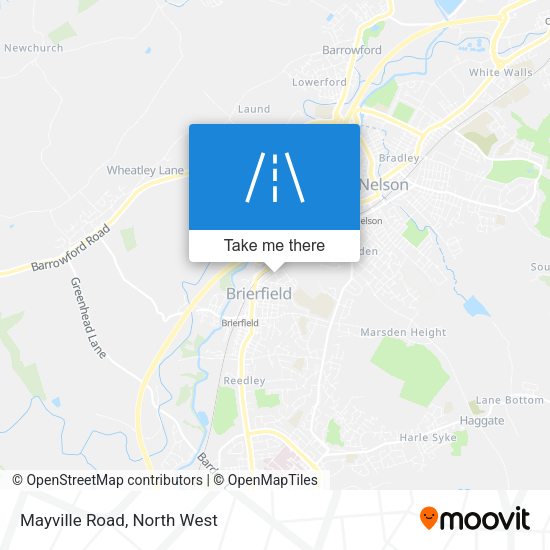 Mayville Road map