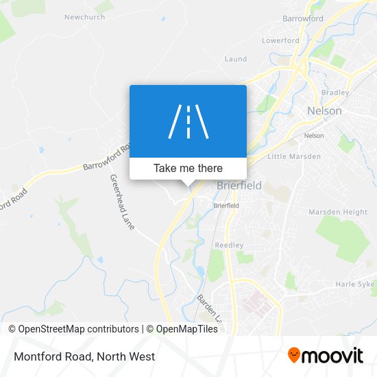 Montford Road map