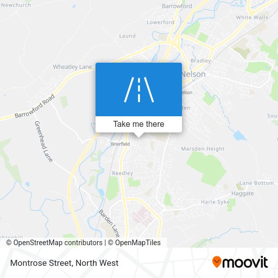 Montrose Street map