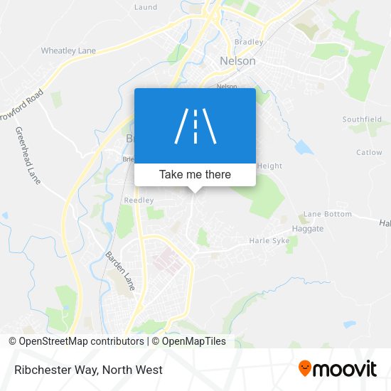 Ribchester Way map