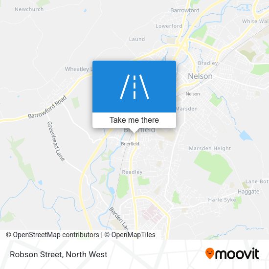 Robson Street map