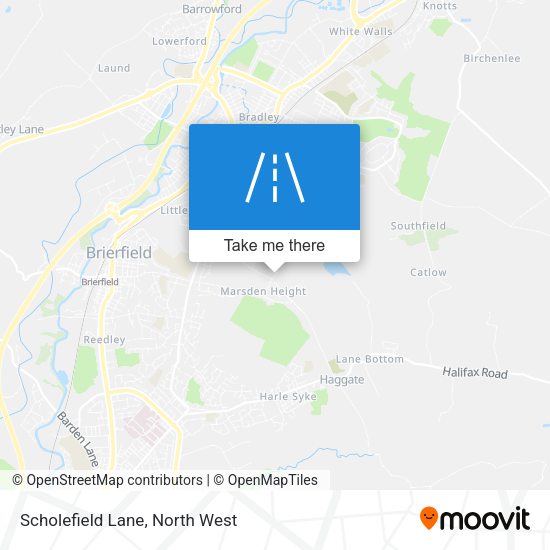 Scholefield Lane map