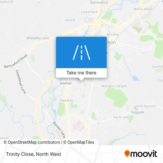 Trinity Close map