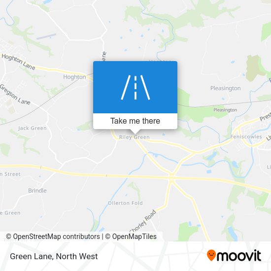 Green Lane map