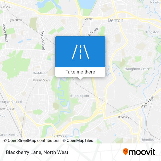Blackberry Lane map