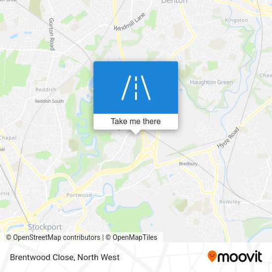 Brentwood Close map