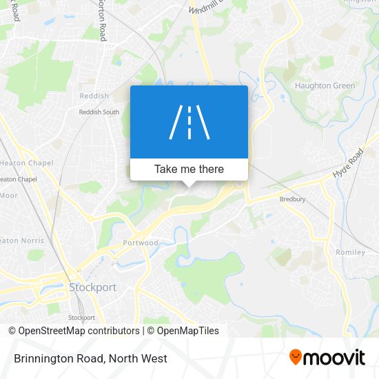 Brinnington Road map