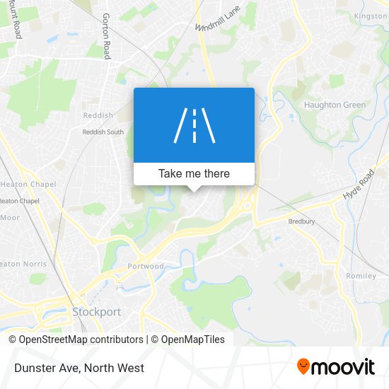 Dunster Ave map