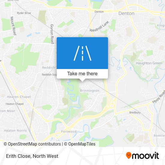 Erith Close map