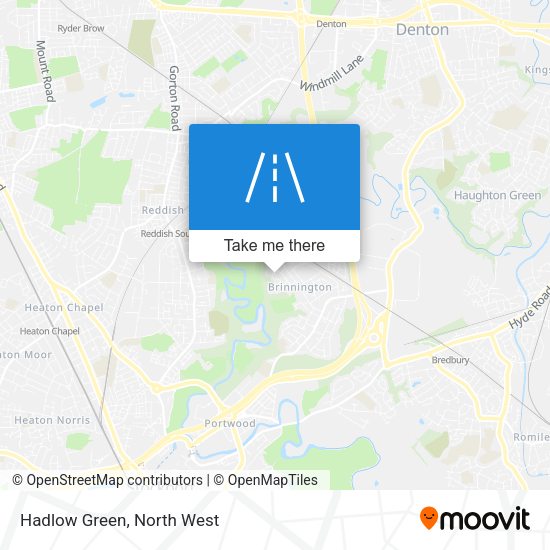 Hadlow Green map