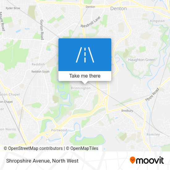 Shropshire Avenue map