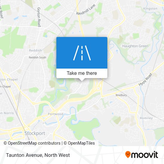 Taunton Avenue map