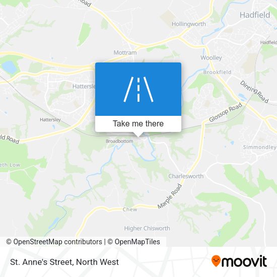 St. Anne's Street map