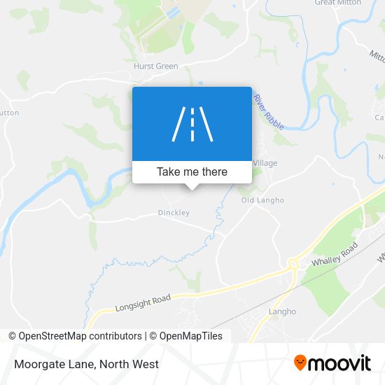 Moorgate Lane map