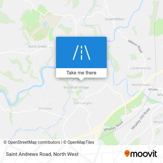 Saint Andrews Road map