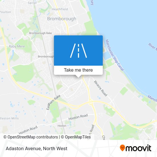 Adaston Avenue map
