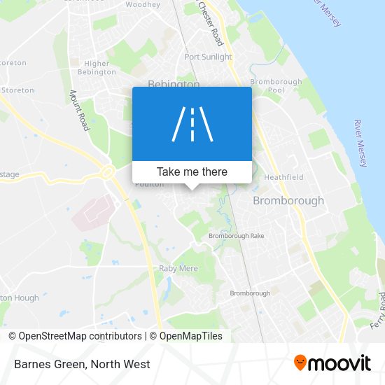 Barnes Green map