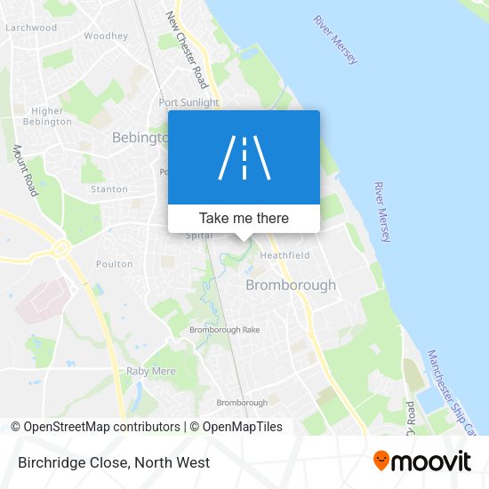 Birchridge Close map