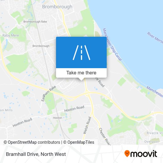Bramhall Drive map
