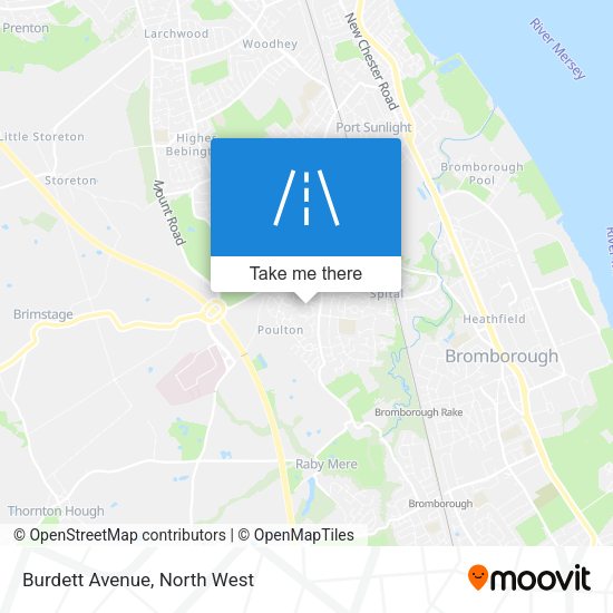 Burdett Avenue map