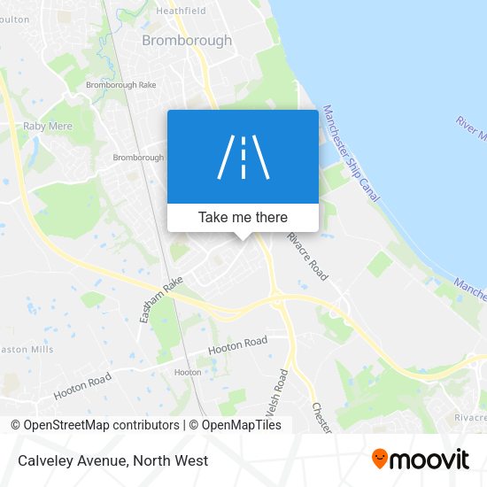 Calveley Avenue map