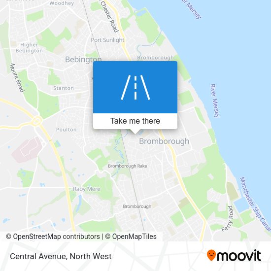 Central Avenue map