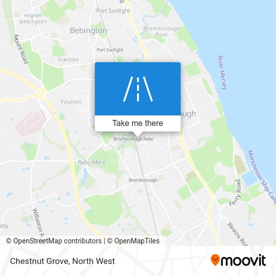 Chestnut Grove map