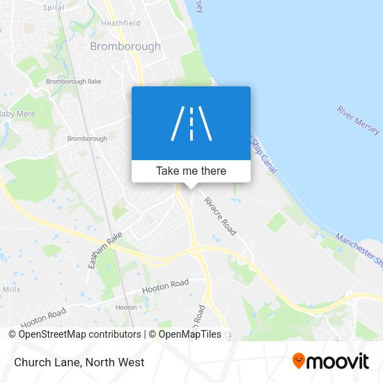 Church Lane map