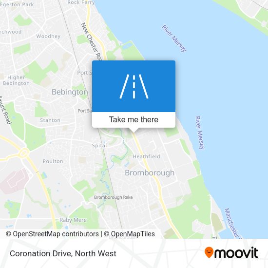 Coronation Drive map