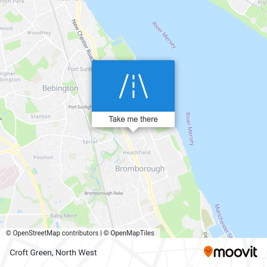 Croft Green map