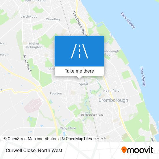 Curwell Close map