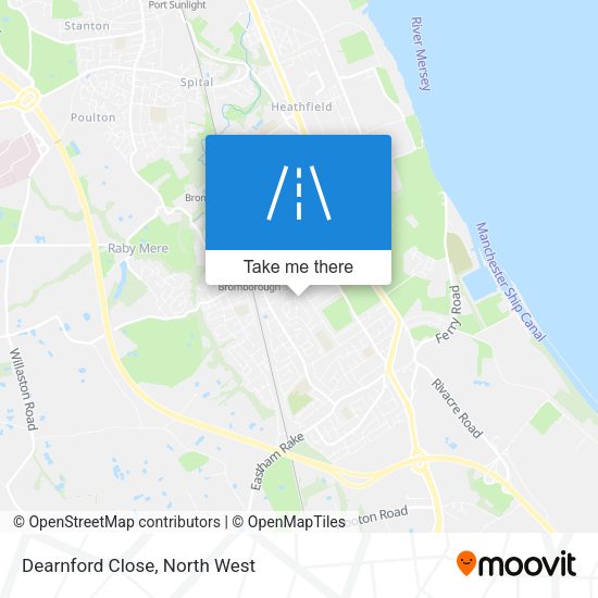 Dearnford Close map