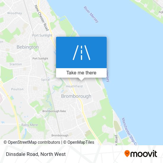 Dinsdale Road map