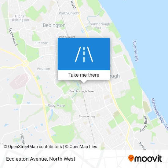 Eccleston Avenue map