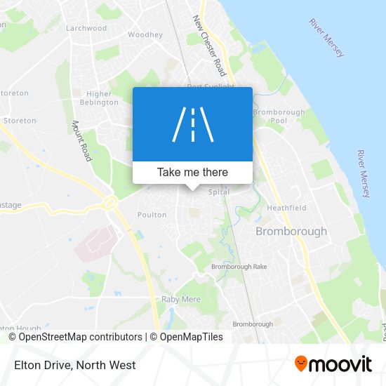 Elton Drive map