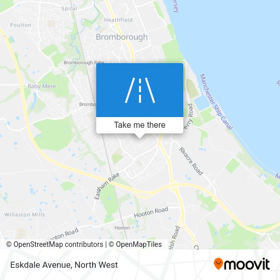 Eskdale Avenue map