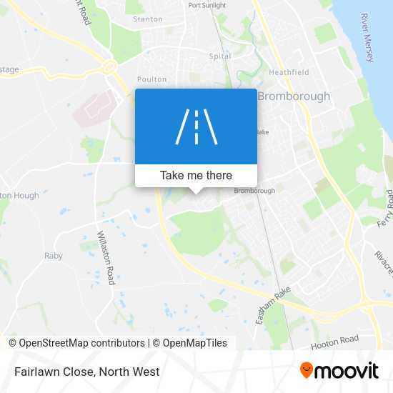 Fairlawn Close map