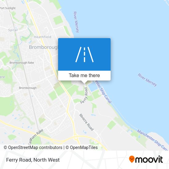 Ferry Road map