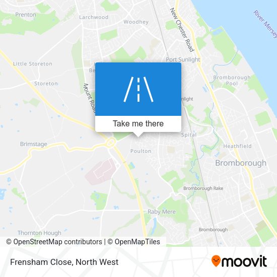 Frensham Close map