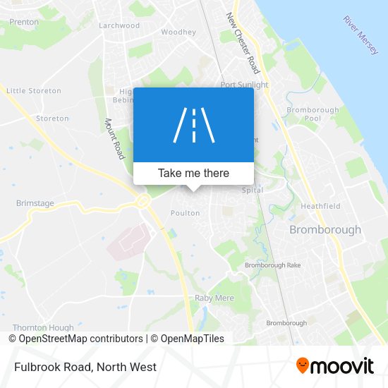 Fulbrook Road map