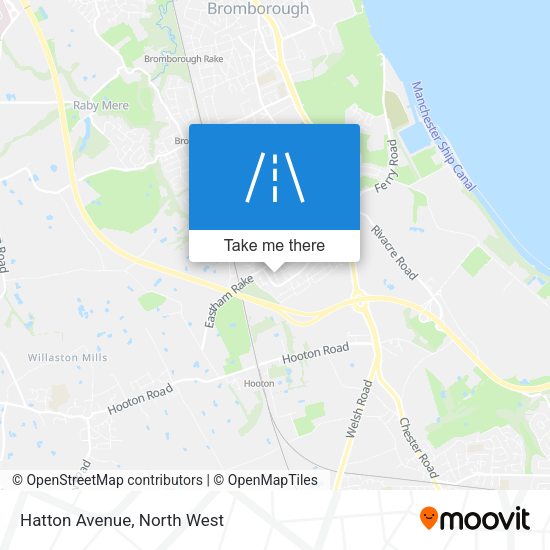 Hatton Avenue map