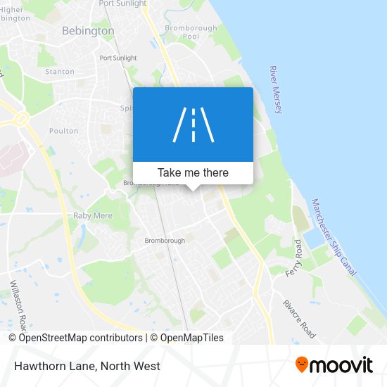 Hawthorn Lane map