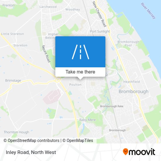 Inley Road map