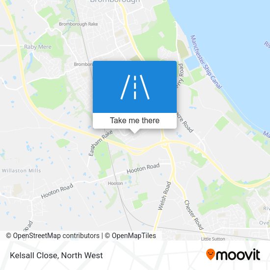 Kelsall Close map