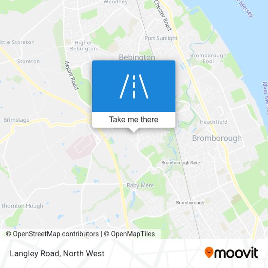Langley Road map