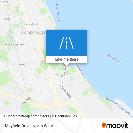Mayfield Drive map